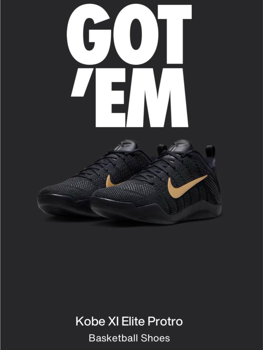 Nike Kobe 11 Protro ‘Fade to Black’